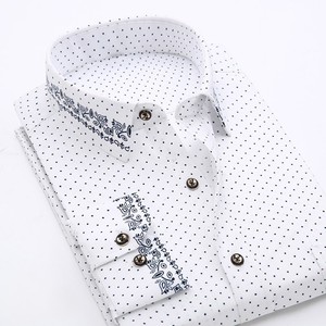 <span class=keywords><strong>Camicia</strong></span> a quadri a maniche lunghe stampata <span class=keywords><strong>Slim</strong></span> <span class=keywords><strong>Fit</strong></span> da <span class=keywords><strong>uomo</strong></span> Casual stampa floreale Versatile per la stagione primaverile nuova stagione Chemise Homme - Product Image 6