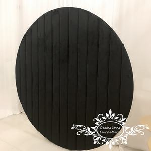 Черный бархатный свадебный фон с воздушными шарами для мероприятий - Product Image 5