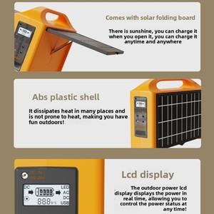 100W Portable Power Station 220V Outdoor Mobile Supply MPPT <b>Solar</b> <b>Generator</b> Emergency Battery Pack for Camping Travel 100w Pure - Product Image 2