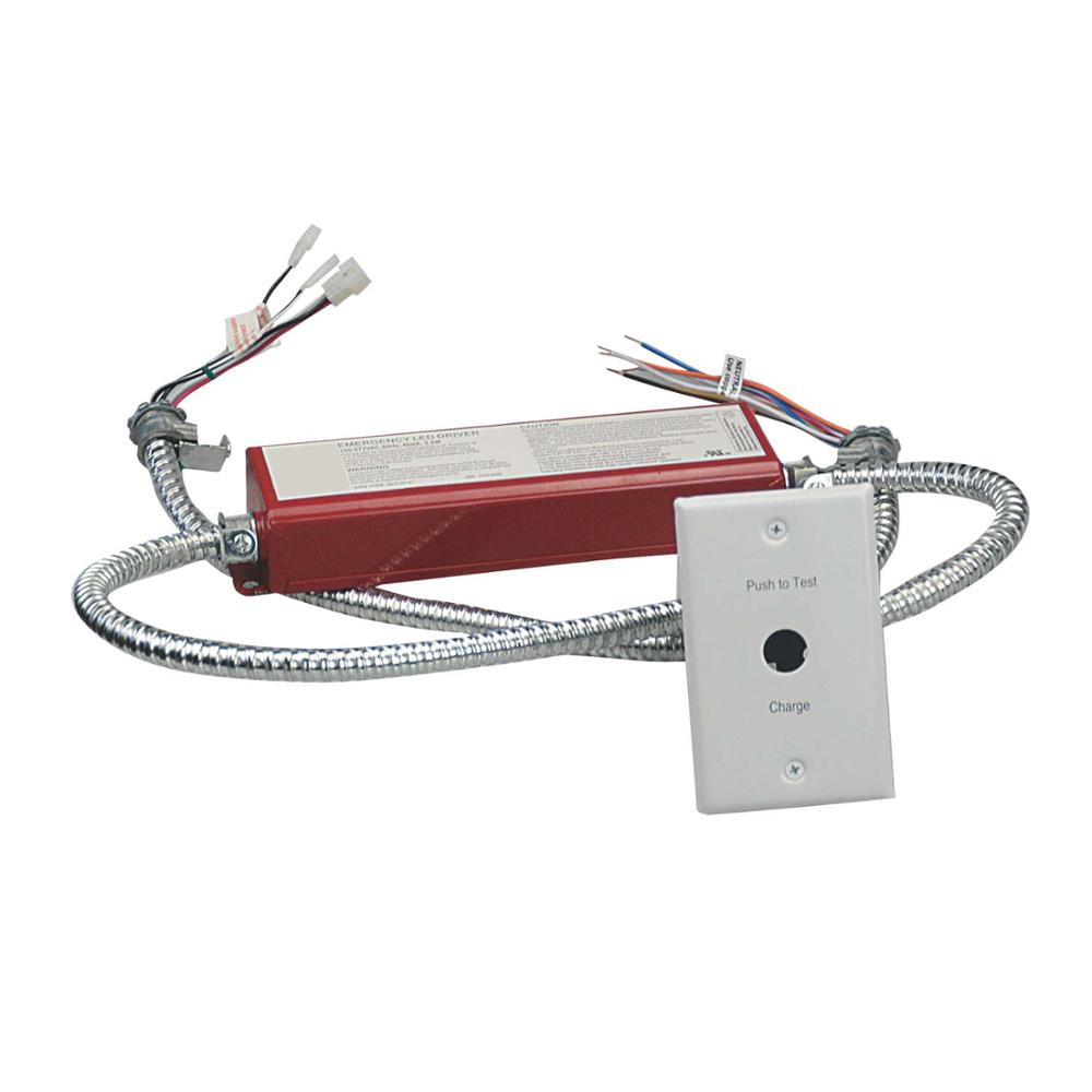 Аварийный светодиодный драйвер с металлическим корпусом 120-277 В UL