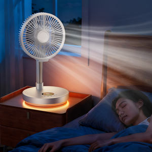 Ventilador Plegable Eléctrico de Corriente Continua Recargable, Telescópico, Portátil, de 10 Pulgadas, con Refrigeración por Aire, Control Remoto Magnético y Luz - Product Image 4