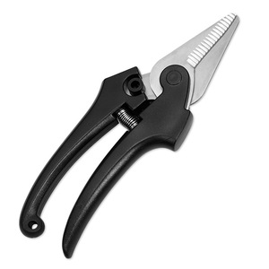 Nice Horticultural <b>Shears</b> Stainless Steel Bypass Pruner For Pruning Branches Manual Garden <b>Tool</b> Black Plastic Handle - Product Image 2