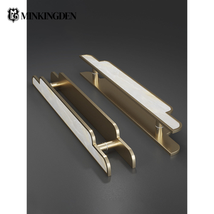 New Chinese Style Glass <strong>Door</strong> Handle Hotel Conference Private Room Push Pull Solid Wood Entrance Main Gate Long Handrail <strong>Bar</strong> - Product Image 1