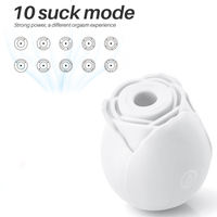 Glow in Dark Rose Spielzeug Nippel Saugnapf Klitoris stimulator Silikon Weiblich Erwachsene Masturbieren Rose Vibrator Sexspielzeug für Frau