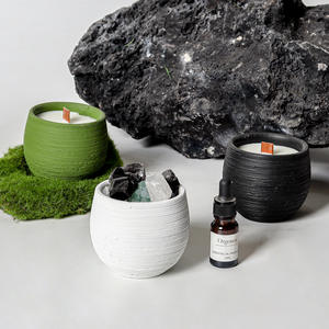 蜡烛杯容器空杯香薰浪漫香氛手工礼品厂家直销创意水泥VL033中国 - Product Image 1