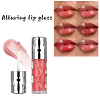 Gloss à lèvres 18 couleurs effet brillant, hydratant et illuminateur, avec logo personnalisé, format plat 5ml, vente en gros