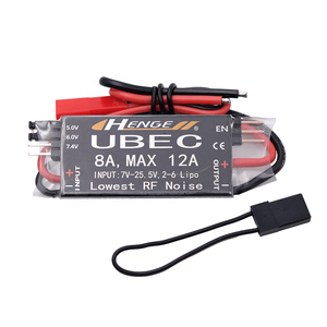 HENGE 4A 6A 8A 12A UBEC 5V 6V 7,4 V interruptor Modelo BEC estabilizador de voltaje para <span class=keywords><strong>RC</strong></span> aviones barco batería Drone ESC modelo Accesorios - Product Image 2