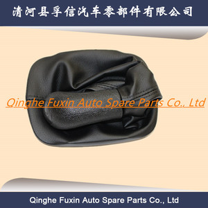Fuxin Car <b>Gear</b> <b>Knob</b> Leather Black Skoda SVW Ergonomic Fitment - Product Image 2