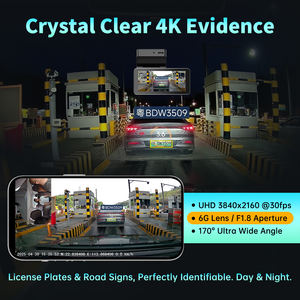Caméra embarquée 4G double objectif ADAS GPS avant/arrière avec plateforme de gestion de flotte WIFI, surveillance en direct et suivi pour camions, taxis et voitures - Product Image 6