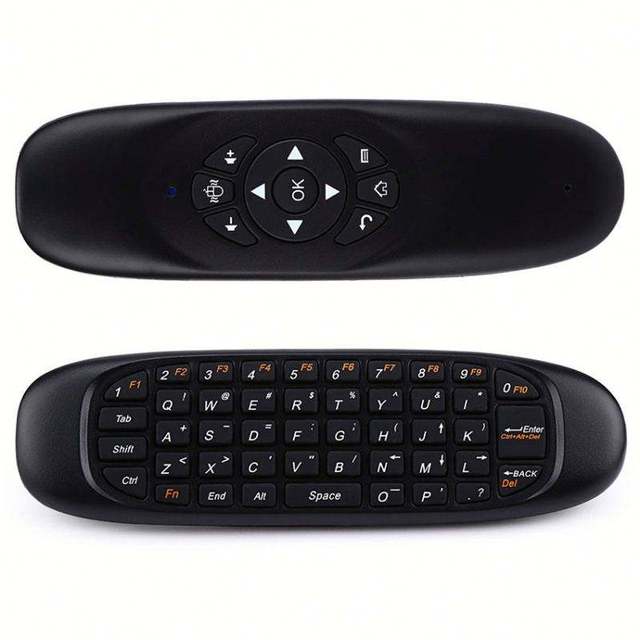 C120 Air Mouse Wireless Mini Keyboard Voice Remote Control for Android TV Box PC Fixed Code Pk MX3 G10 G20 Q5 Mini Keyboard