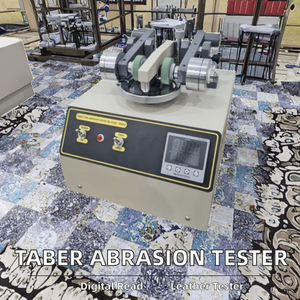 Taber mài mòn thử nghiệm máy dệt cao su ROTARY mài mòn Tester Có thể điều chỉnh tốc độ 0-70 hiển thị điện tử thiết bị kiểm tra - Product Image 3