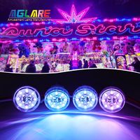 Carnaval nouveau Ip65 38mm automatique RGB Pixel Point lumière préprogrammée Ac24V Amusement Ride lumières