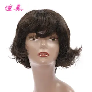 JINRUILI Popular wholesale Customize synthetic hair short big curly wigs blonde dark brown human hair like bob wigs for woman