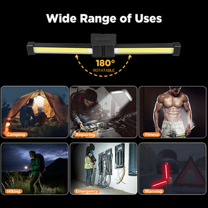 โคมไฟพกพาสำหรับถ่ายภาพแบบแม่เหล็ก LED ชาร์จไฟได้ พับเก็บได้ พร้อมตะขอแขวน ใช้สำหรับตั้งแคมป์ ไฟฉาย LED พกพา ไฟทำงาน - Product Image 5
