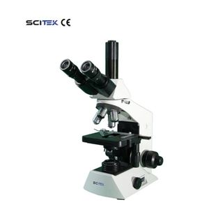 SCITEK Trin okular fluoreszenz mikroskop 100x Objektiv linse Doppels chicht mechanischer Tisch für Labor zwecke OEM/ODM Services - Product Image 5