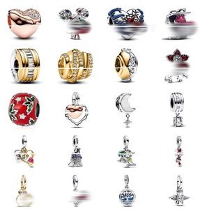 Joyería de Plata 925 Original, Abalorios y Colgantes para Pulseras de Moda Femenina, Venta al por Mayor - Product Image 1