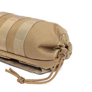 Pochette de transport pour bouteille d'eau sportive en nylon améliorée - Support tactique Molle à cordon de serrage, pochettes de randonnée en maille pour hydratation, lot de 2 - Product Image 4