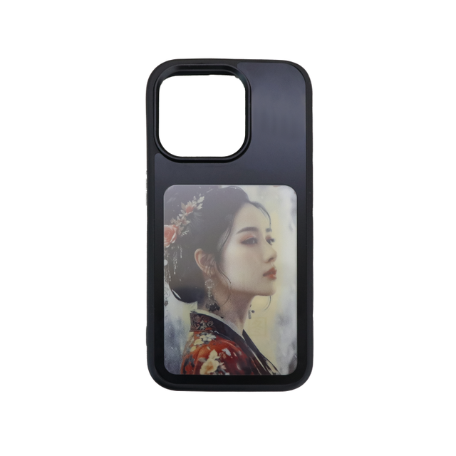 DIY 4.1 Inch 554*800 Resolution E-ink Screen NFC Mobile TPU Glass Phone Case for iPhone 15 Pro 13 14 15 Pro Max Case