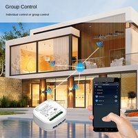 1/2gang Smart Life untuk Panel Sakelar Nirkabel Aplikasi IP44 Tahan Air AC100-240V Lampu Dinding Jangkauan 150m Dioperasikan dengan Baterai Tahan Lama