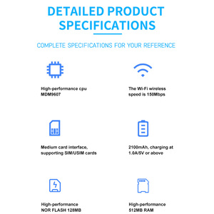 Mini Wifi Với Khe Cắm Thẻ Sim 4G Pocket <span class=keywords><strong>Router</strong></span> Tốc Độ Cao Kết Nối Trực Tiếp Cho Máy Tính Xách Tay Hotspot Di Động 4G Không Dây Pocket <span class=keywords><strong>Router</strong></span> - Product Image 6