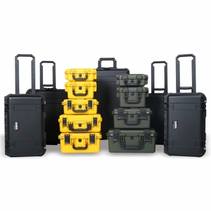 Boîte de rangement pour équipement en plastique dur PP imperméable IP67 multifonction personnalisable avec roues - Product Image 1