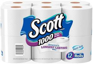 Papel Higiénico Scott Regular Roll, 1 Capa, Blanco, 12 Rollos - Product Image 2