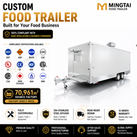 Remolque de Comida Rápida Móvil para Pizza, Hot Dogs y BBQ, Totalmente Equipado, con Ventana, en Venta en EE. UU.