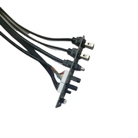 Cable de caja de PC USB 3,0 USB 3,1 Luz LED Cable de panel frontal de computadora Interruptor de unidad central Puerto Cable de extensión de reutilización