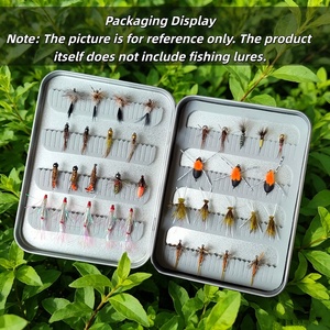 Caja de Pesca con Mosca Metálica de Bordes Redondeados, Diseño Compacto Mini de Doble Cara para Almacenamiento de Señuelos, Accesorio de Pesca con Mosca Ligero e Impermeable - Product Image 6