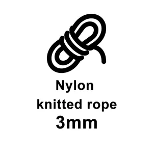 Baiyuheng individuelles hochwertiges Nylon-geflochtenes Seil 3 mm 4 mm 5 mm 6 mm 7 mm Paracord 1.000 Fuß freiluft-Kletterarbeitsseil