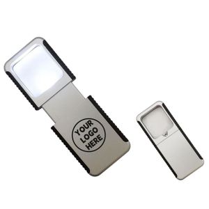 Loupe de lecture portable à LED avec éclairage automatique, format de poche, pour personnes âgées - Product Image 1