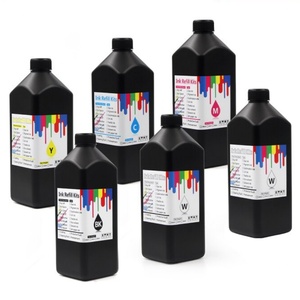 Supercolor Soft LED UV <b>Ink</b> for Digital Printing 1000ML/Bottle for EPSON XP600 DX5 DX7 Printheads Packaged in Bottles - Product Image 1
