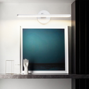 Minimalist White Aluminum LED Wall <b>Lamp</b> 3500K Warm Light <b>Touch</b> Control Dimmable Bedside Wall Mounted Light for Bedroom - Product Image 3