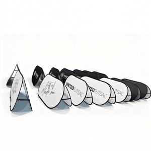 Banner <span class=keywords><strong>in</strong></span> PVC per <span class=keywords><strong>Pubblicità</strong></span> Esterna, Espositore Ovale Orizzontale Pop-up per Negozi, Supporto per Banner Personalizzato a Forma di A - Product Image 2