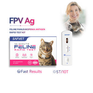 고정밀 고양이 범백혈구감소증 검사 신속 FPV 항원 검사 키트 스트립 고양이 진단 키트 5-10분 내 신속 결과 - Product Image 1