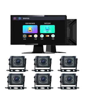 Màn hình xe tải Màn hình IPS 10.1 inch Hệ thống giám sát xe buýt 6 chiều ai Camera lùi thông minh BSD điểm mù hỗ trợ đảo chiều xe - Product Image 6