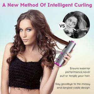 Inalámbrico girar pelo Rod eléctrico automático de Curling de hierro con revestimiento de cerámica <span class=keywords><strong>rizador</strong></span>/ - Product Image 4