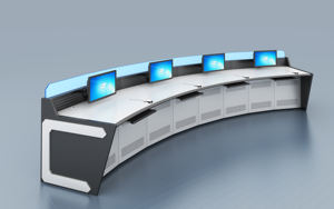 Diseño moderno Troop Command Operations Security Command Center Monitor Consola Escritorio Muebles comerciales - Product Image 2