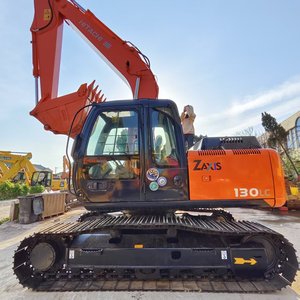 Excavatrice Hitachi ZX130LC d'occasion de 13 tonnes, système hydraulique d'origine, pelle de taille moyenne fiable, en stock, prête à être expédiée, vente chaude - Product Image 4