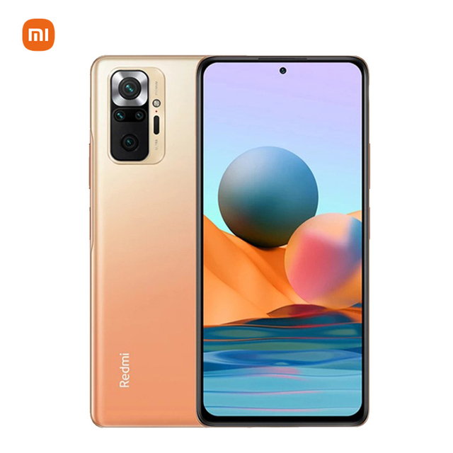 Redmi Note 10 Pro EU NFC Global Version Smartphone 108MP Camera Android Cell Phone 732G 120Hz AMOLED