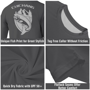 เสื้อตกปลาไซส์ใหญ่ ผู้ชาย ผู้หญิง แขนยาว |   เสื้อยืดลายพราง UPF 50+ ป้องกันแสงแดด แห้งเร็ว ระบายความร้อน สำหรับกิจกรรมกลางแจ้ง - Product Image 4