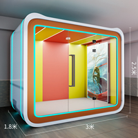 PYinC |   Cabine de studio insonorisée en acier à installation facile, cabine téléphonique acoustique et salle de réunion portable.