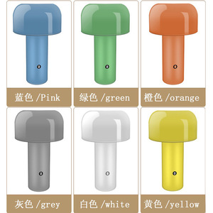 Lampe de nuit LED en forme de champignon, commande tactile, alimentation USB, couleur blanc chaud changeante, lampe de bureau pour chambre à coucher, salle d'étude - Product Image 5