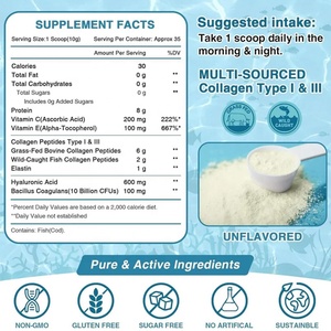 OEM Hydrolyzed Marine <b>Collagen</b> Powder Hair Whitening Oral Powder for Adults Beauty Product <b>Collagen</b> Marine <b>Supplement</b> - Product Image 3