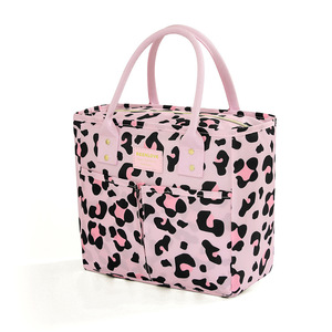 กระเป๋าใส่อาหารกลางวันนักเรียนผ้าอ๊อกซ์ฟอร์ดกระเป๋าอลูมิเนียมฟอยล์เก็บความเย็นทรงสี่เหลี่ยมมีซิปสำหรับการเดินทางกลางแจ้งและสำนักงาน - Product Image 6