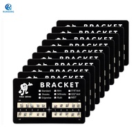 Supports orthodontiques métalliques MIM Tech MBT 022 018 avec fentes 3-4-5 et crochets