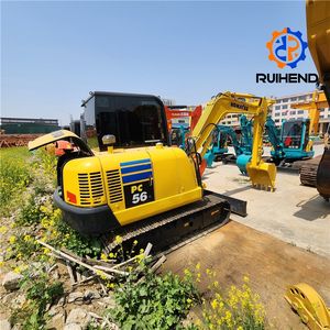 Miniexcavadoras Usadas PC56, Equipo de Excavación de Segunda Mano, PC56 PC55, Excavadora Pequeña Komatsu Usada - Product Image 2