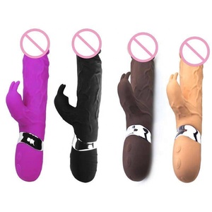 Dildo Realistico Morbido Grande, Vibratore a Coniglio per Stimolazione Clitoridea e Punto G, Giocattoli Sessuali per Adulti - Product Image 1