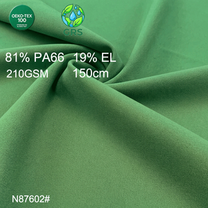 GRS Certified OEKO-TEX <strong>81</strong> <strong>Nylon</strong> 66 <strong>19</strong> <strong>Spandex</strong> 210GSM 150cm Brushed Double Sided Jersey <strong>Fabric</strong> for Seamless Yoga Pants Bra - Product Image 2