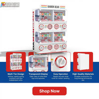 4 unités de distributeurs automatiques commerciaux japonais en métal, haute capacité, multi-sélections, à monnayeur, pour capsules de jouets et œufs surprise